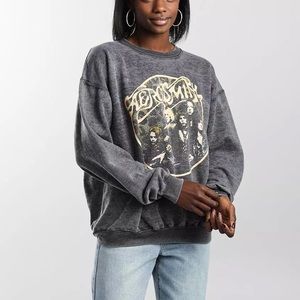 Odd People Aerosmith Band Washed Pullover